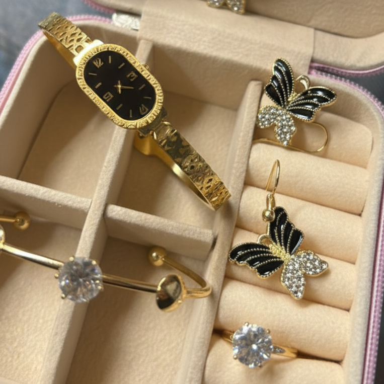 Luxury Crystal Watch - Premium Timepiece
