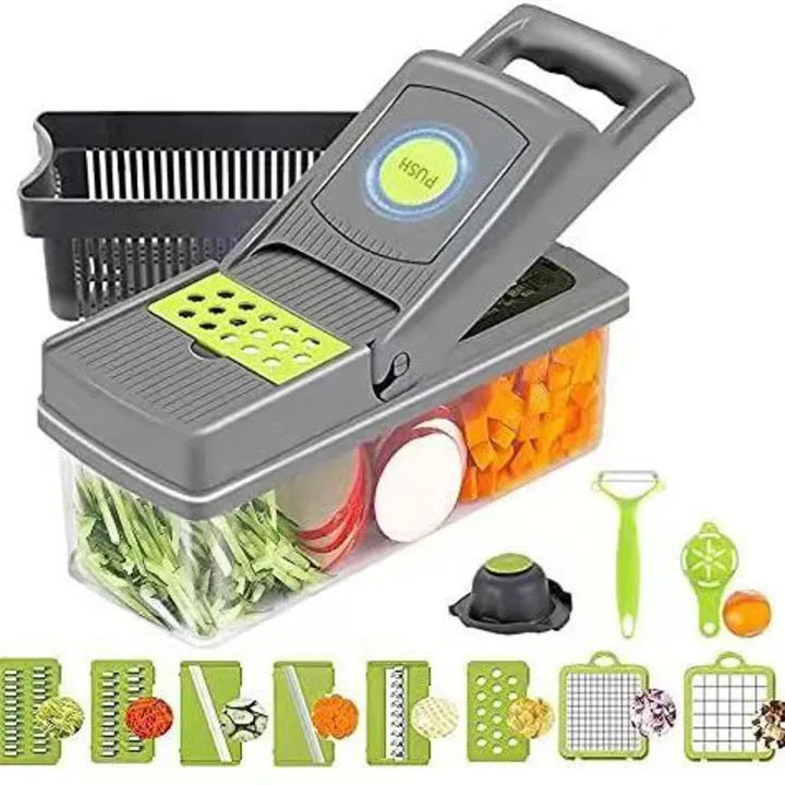 Multi-Function Vegetable Chopper & Slicer Set - 12 in 1